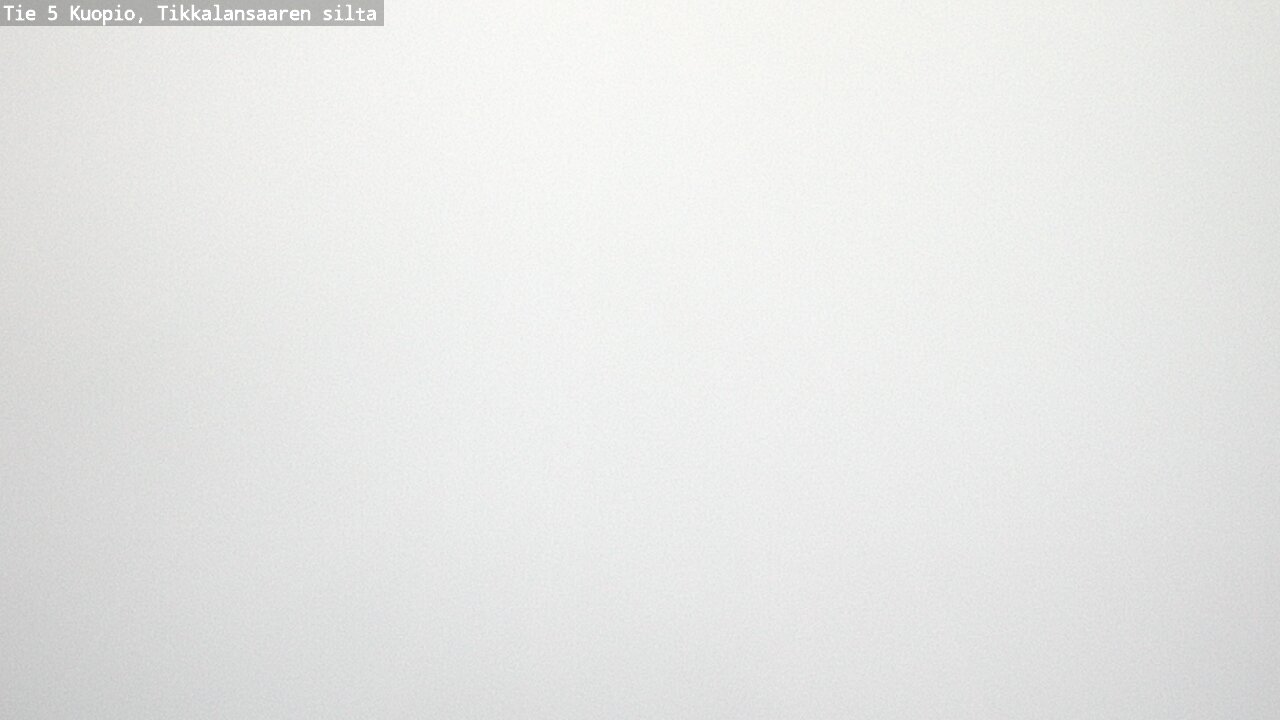 Weather Camera Image Road 5 Kuopio, Tikkalansaari, Kuopio, Pohjois-Savo