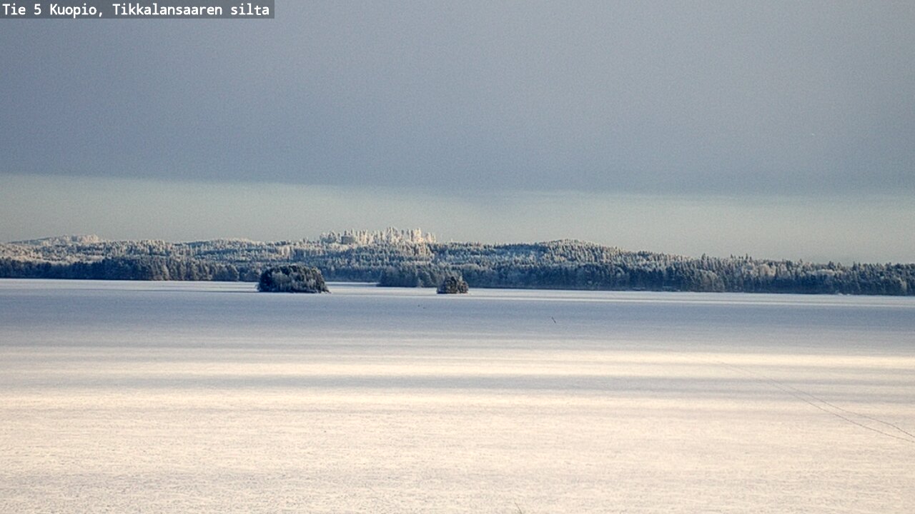 Weather Camera Image Väg 5 Kuopio, Tikkalansaari, Kuopio, Pohjois-Savo
