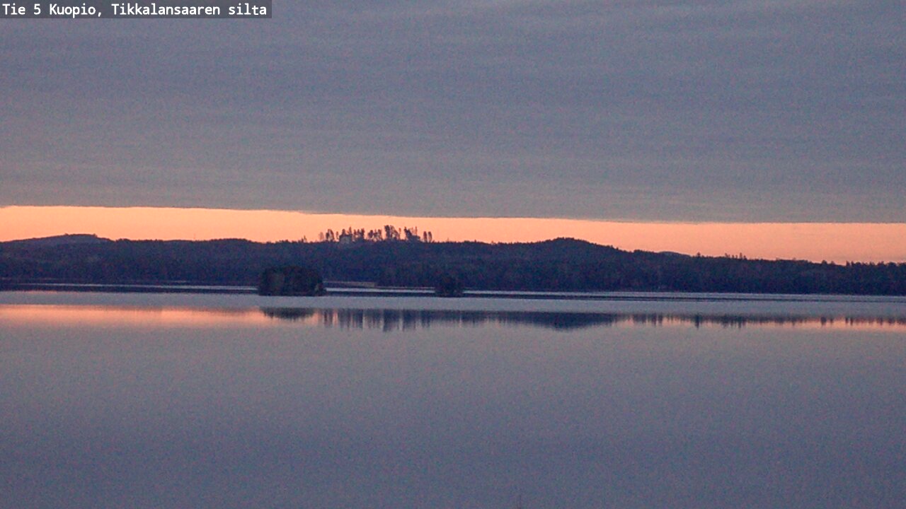 Weather Camera Image Väg 5 Kuopio, Tikkalansaari, Kuopio, Pohjois-Savo