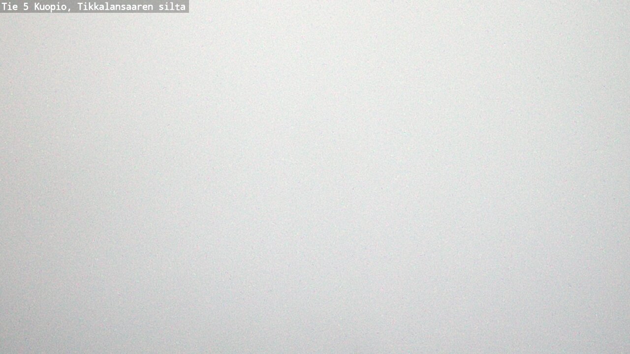 Weather Camera Image Road 5 Kuopio, Tikkalansaari, Kuopio, Pohjois-Savo