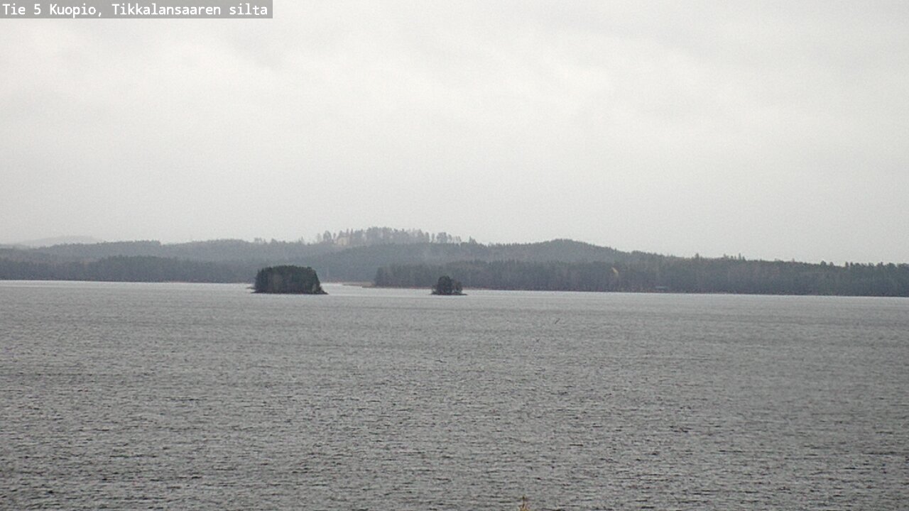 Weather Camera Image Väg 5 Kuopio, Tikkalansaari, Kuopio, Pohjois-Savo