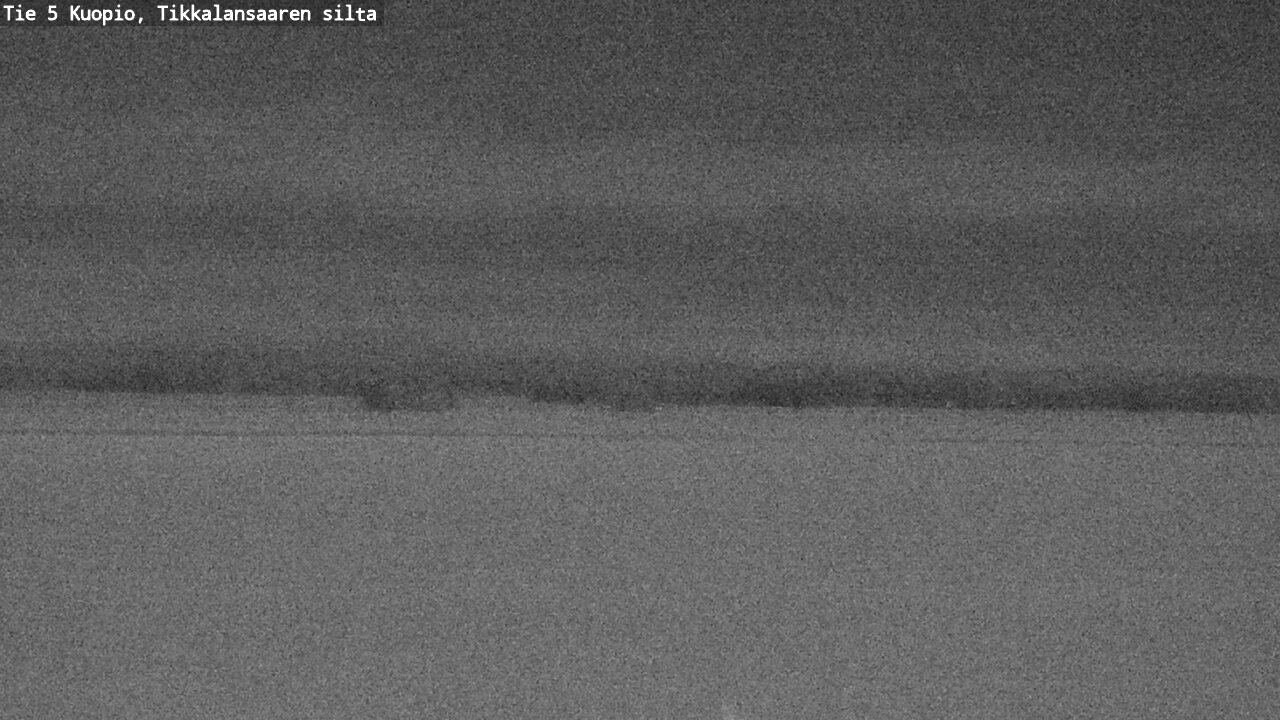 Weather Camera Image Road 5 Kuopio, Tikkalansaari, Kuopio, Pohjois-Savo