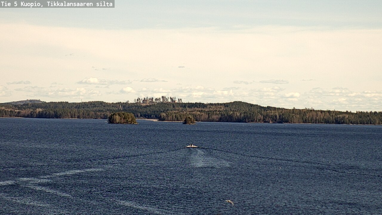 Weather Camera Image Väg 5 Kuopio, Tikkalansaari, Kuopio, Pohjois-Savo