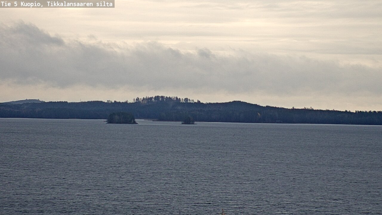Weather Camera Image Väg 5 Kuopio, Tikkalansaari, Kuopio, Pohjois-Savo