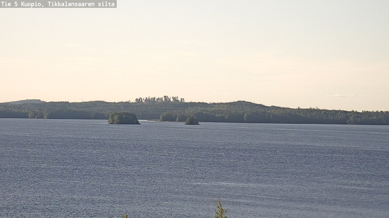 Weather Camera Image Road 5 Kuopio, Tikkalansaari, Kuopio, Pohjois-Savo