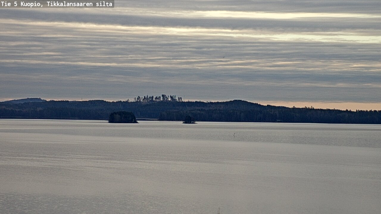 Weather Camera Image Väg 5 Kuopio, Tikkalansaari, Kuopio, Pohjois-Savo