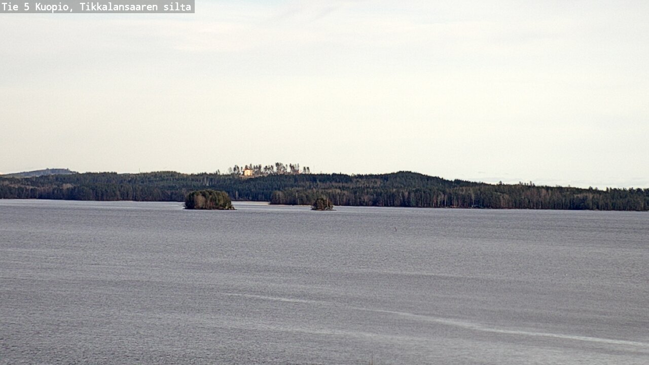 Weather Camera Image Väg 5 Kuopio, Tikkalansaari, Kuopio, Pohjois-Savo