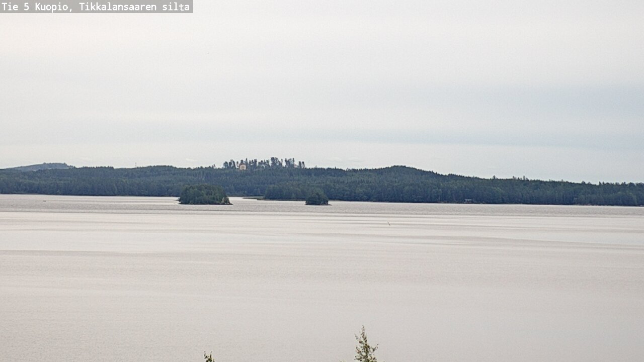 Weather Camera Image Väg 5 Kuopio, Tikkalansaari, Kuopio, Pohjois-Savo