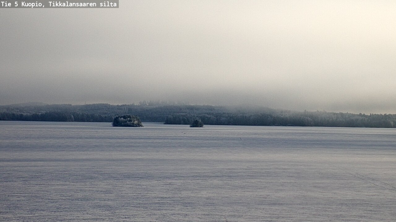 Weather Camera Image Väg 5 Kuopio, Tikkalansaari, Kuopio, Pohjois-Savo