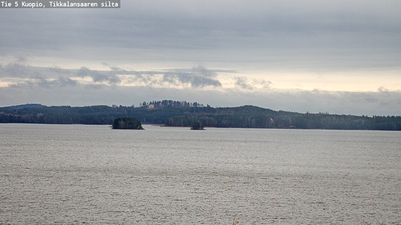 Weather Camera Image Väg 5 Kuopio, Tikkalansaari, Kuopio, Pohjois-Savo