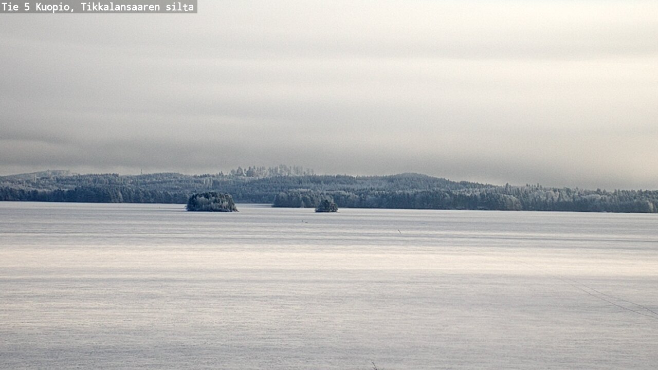 Weather Camera Image Väg 5 Kuopio, Tikkalansaari, Kuopio, Pohjois-Savo