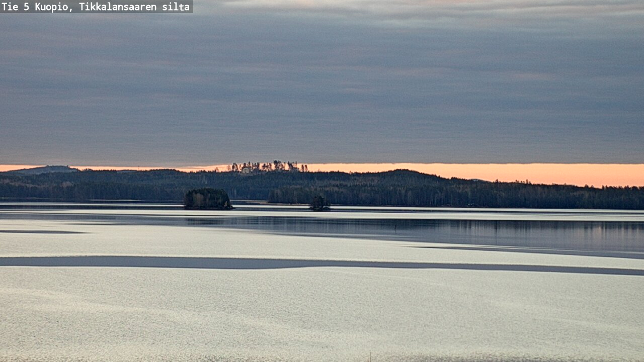 Weather Camera Image Väg 5 Kuopio, Tikkalansaari, Kuopio, Pohjois-Savo