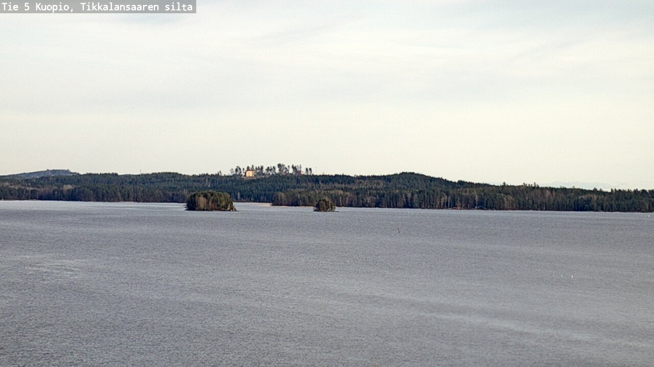 Weather Camera Image Väg 5 Kuopio, Tikkalansaari, Kuopio, Pohjois-Savo