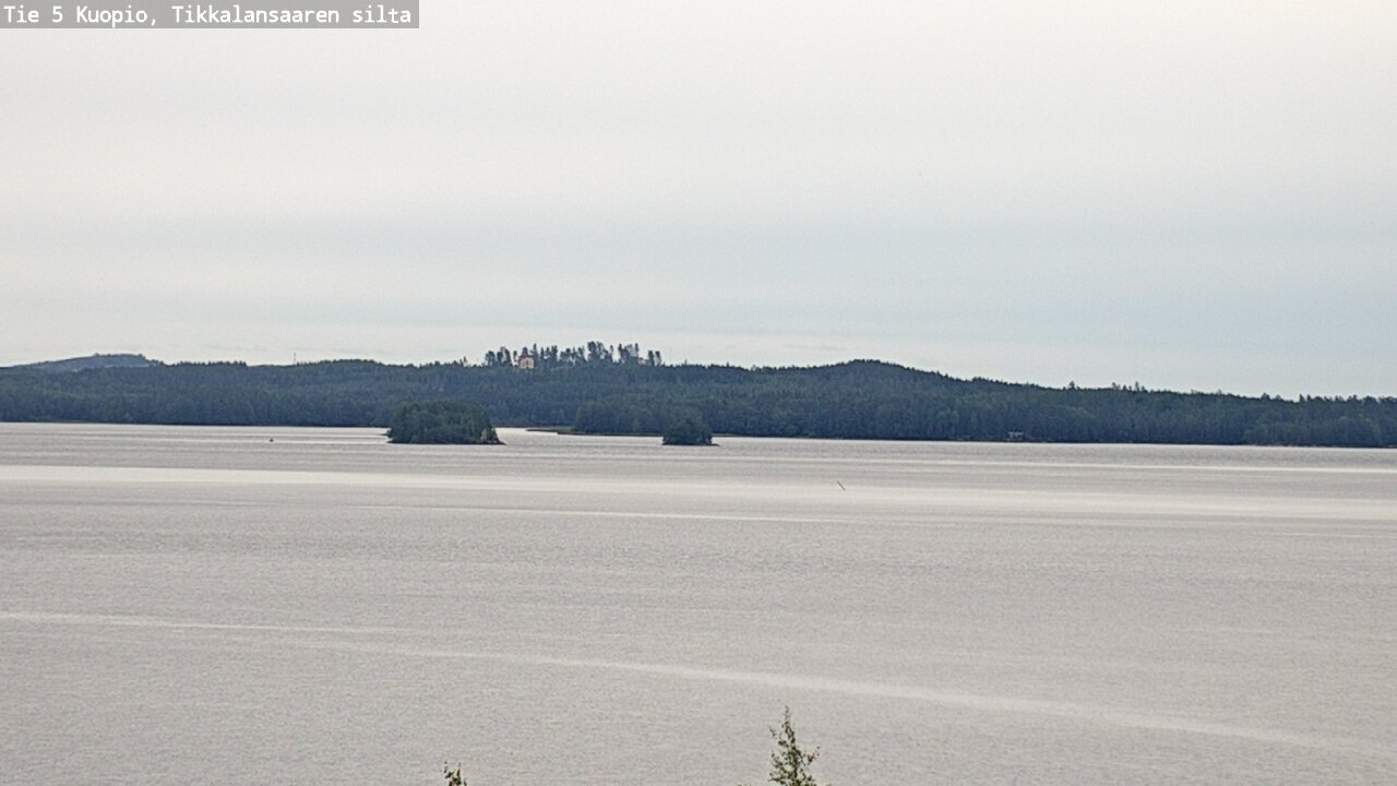Weather Camera Image Väg 5 Kuopio, Tikkalansaari, Kuopio, Pohjois-Savo