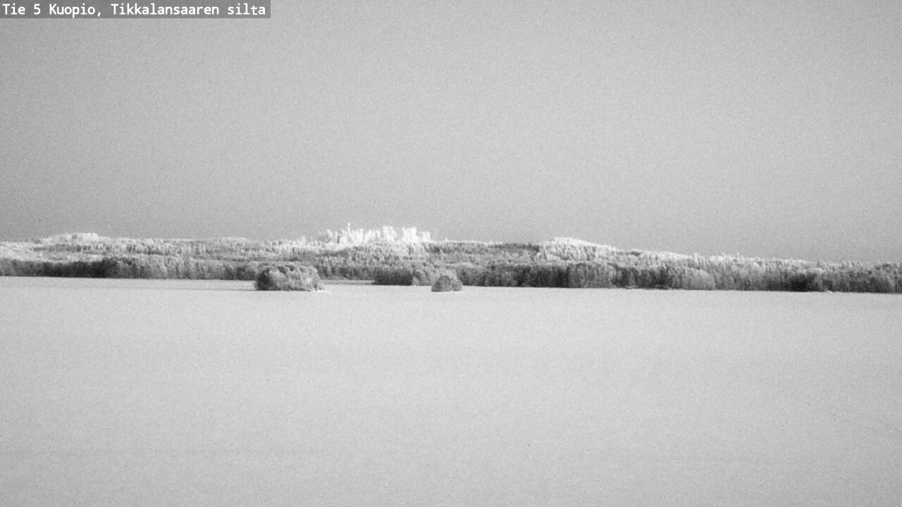 Weather Camera Image Väg 5 Kuopio, Tikkalansaari, Kuopio, Pohjois-Savo