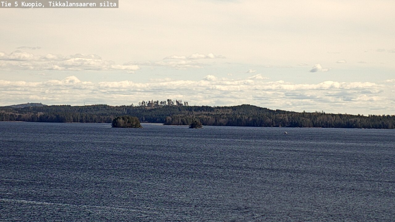 Weather Camera Image Väg 5 Kuopio, Tikkalansaari, Kuopio, Pohjois-Savo