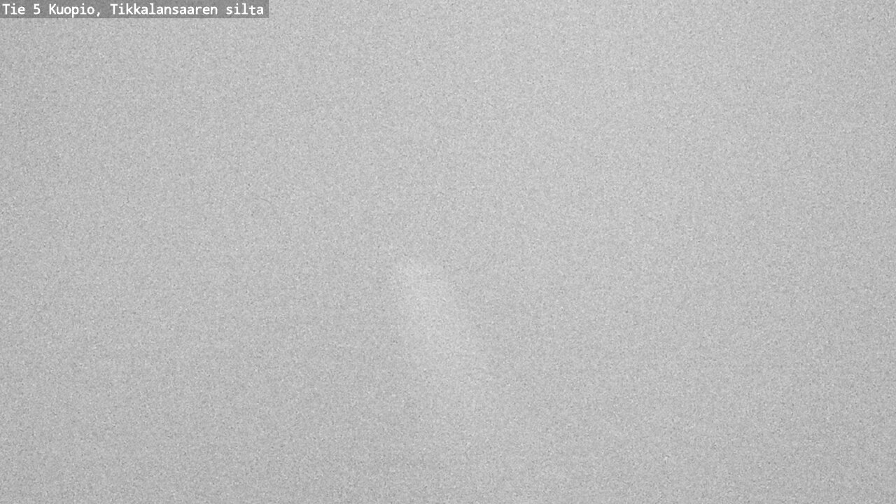 Weather Camera Image Road 5 Kuopio, Tikkalansaari, Kuopio, Pohjois-Savo