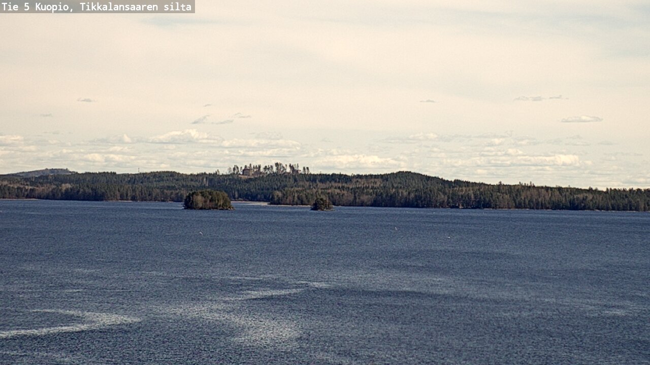 Weather Camera Image Väg 5 Kuopio, Tikkalansaari, Kuopio, Pohjois-Savo