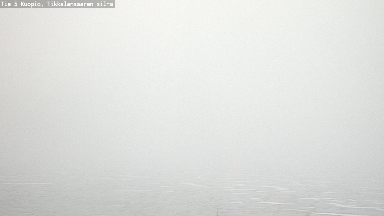 Weather Camera Image Road 5 Kuopio, Tikkalansaari, Kuopio, Pohjois-Savo