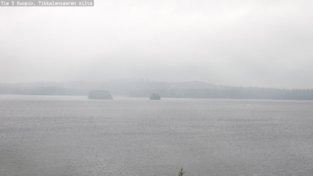Weather Camera Image Väg 5 Kuopio, Tikkalansaari, Kuopio, Pohjois-Savo