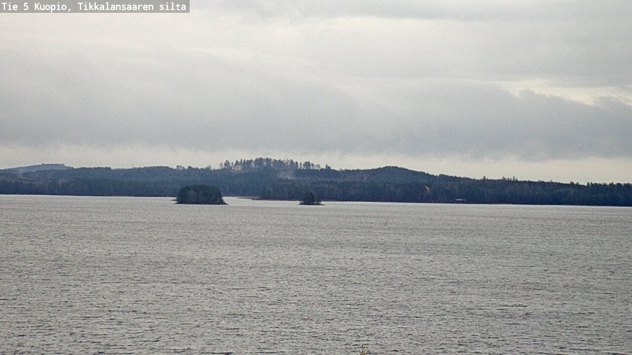 Weather Camera Image Väg 5 Kuopio, Tikkalansaari, Kuopio, Pohjois-Savo