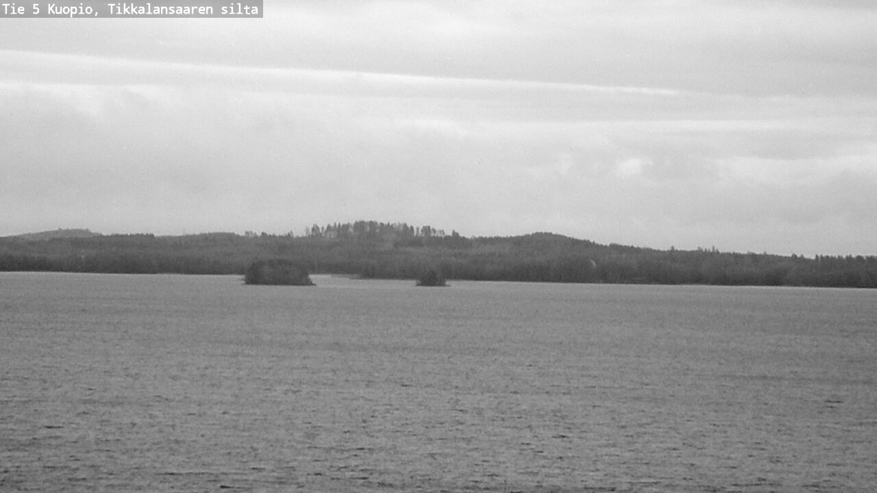 Weather Camera Image Väg 5 Kuopio, Tikkalansaari, Kuopio, Pohjois-Savo