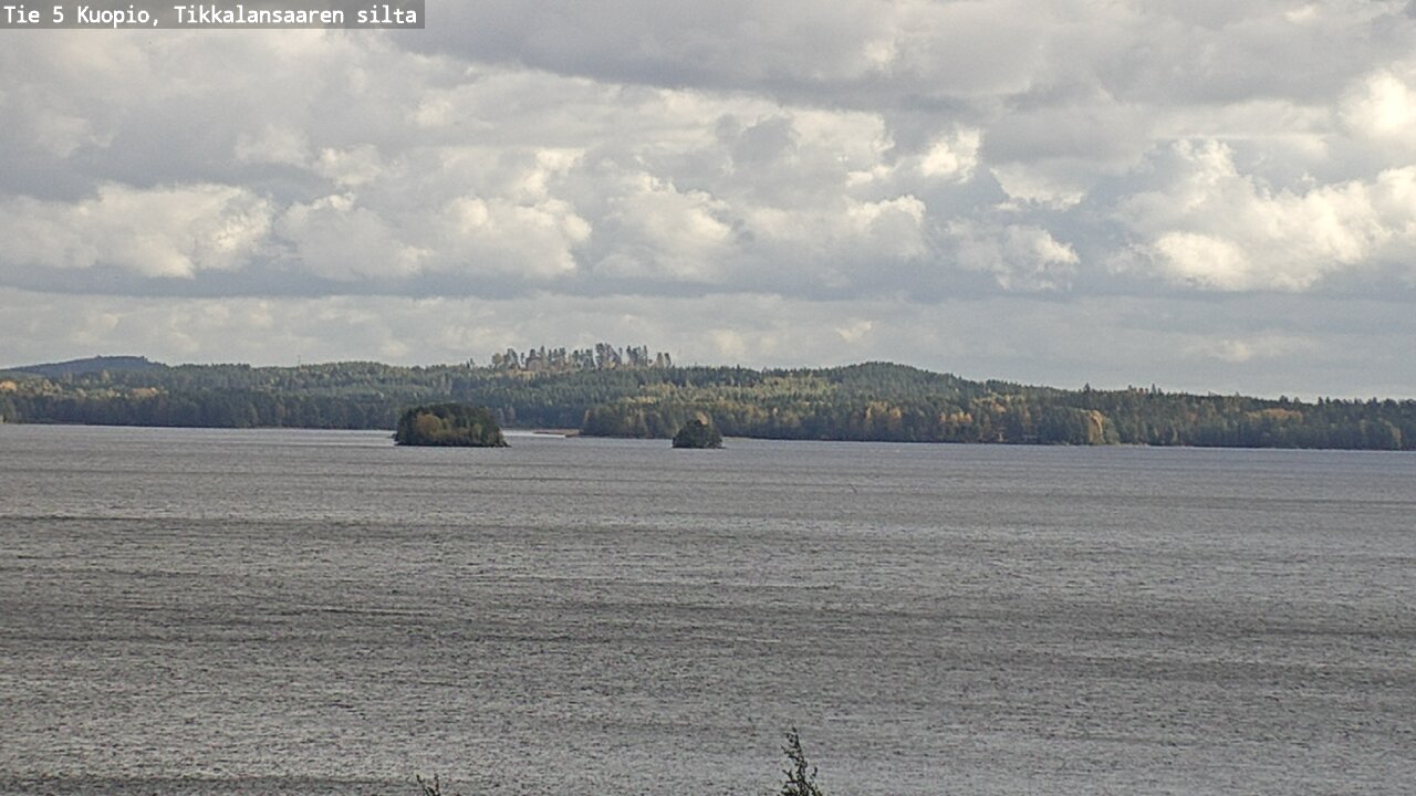 Weather Camera Image Road 5 Kuopio, Tikkalansaari, Kuopio, Pohjois-Savo