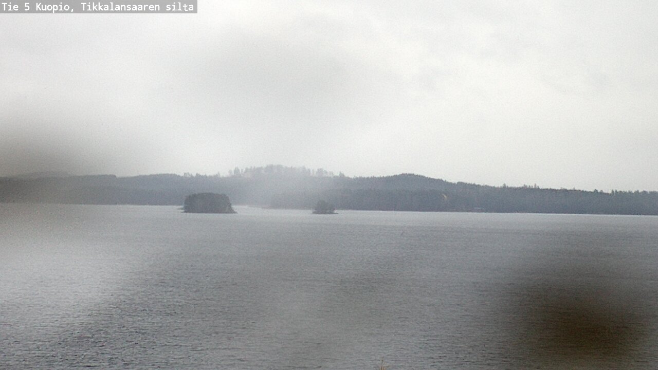 Weather Camera Image Väg 5 Kuopio, Tikkalansaari, Kuopio, Pohjois-Savo