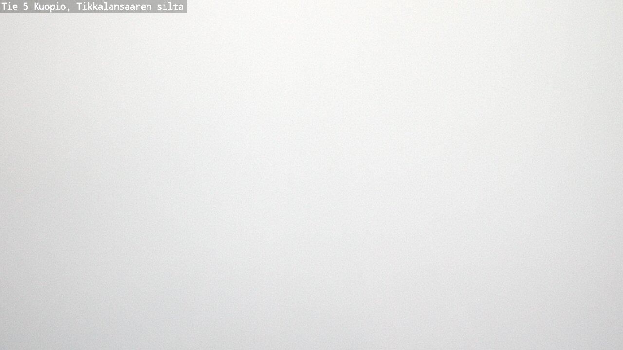 Weather Camera Image Road 5 Kuopio, Tikkalansaari, Kuopio, Pohjois-Savo