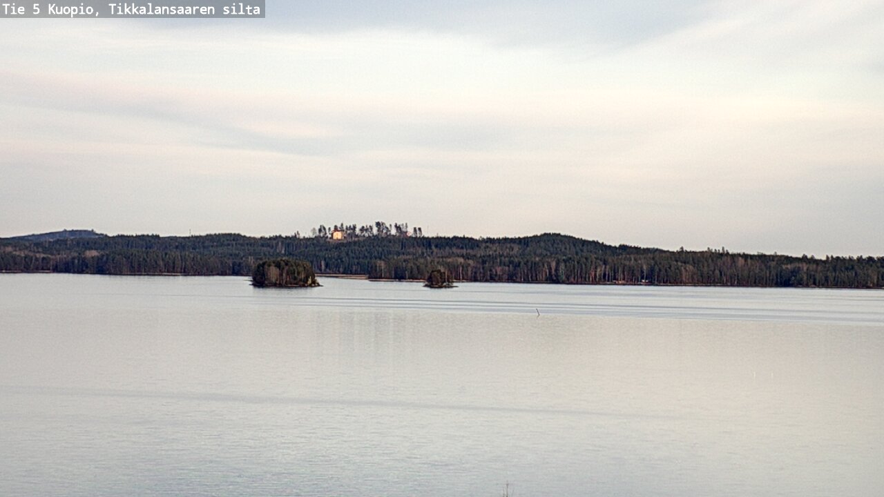 Weather Camera Image Väg 5 Kuopio, Tikkalansaari, Kuopio, Pohjois-Savo