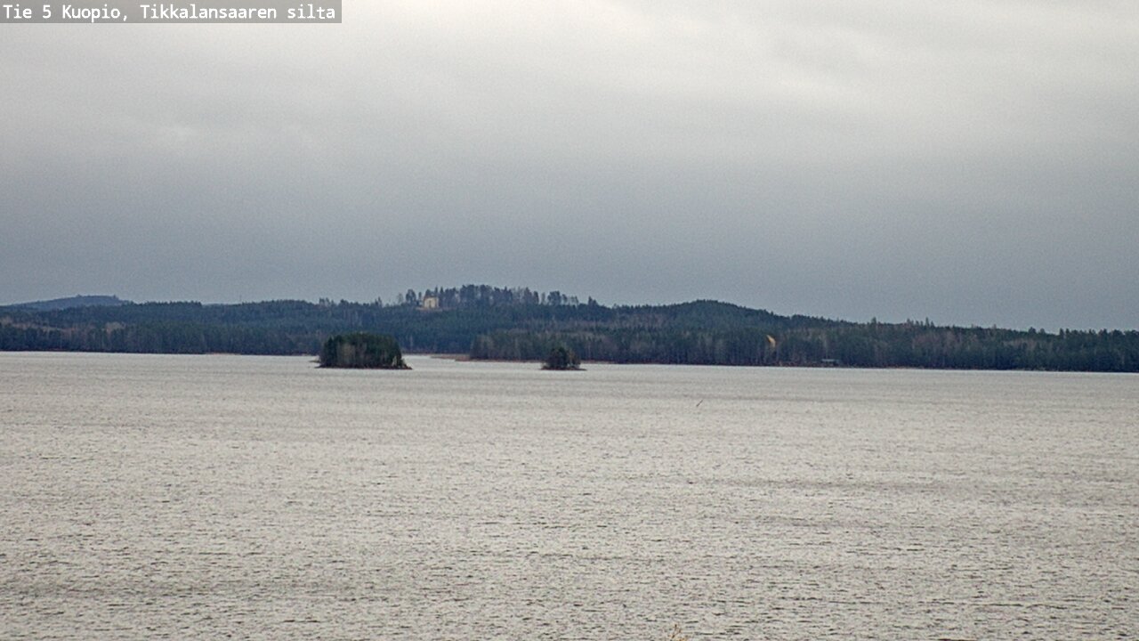 Weather Camera Image Väg 5 Kuopio, Tikkalansaari, Kuopio, Pohjois-Savo