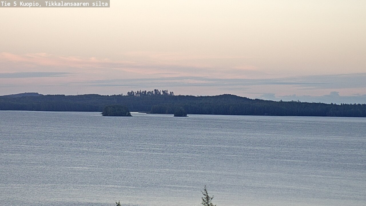 Weather Camera Image Väg 5 Kuopio, Tikkalansaari, Kuopio, Pohjois-Savo
