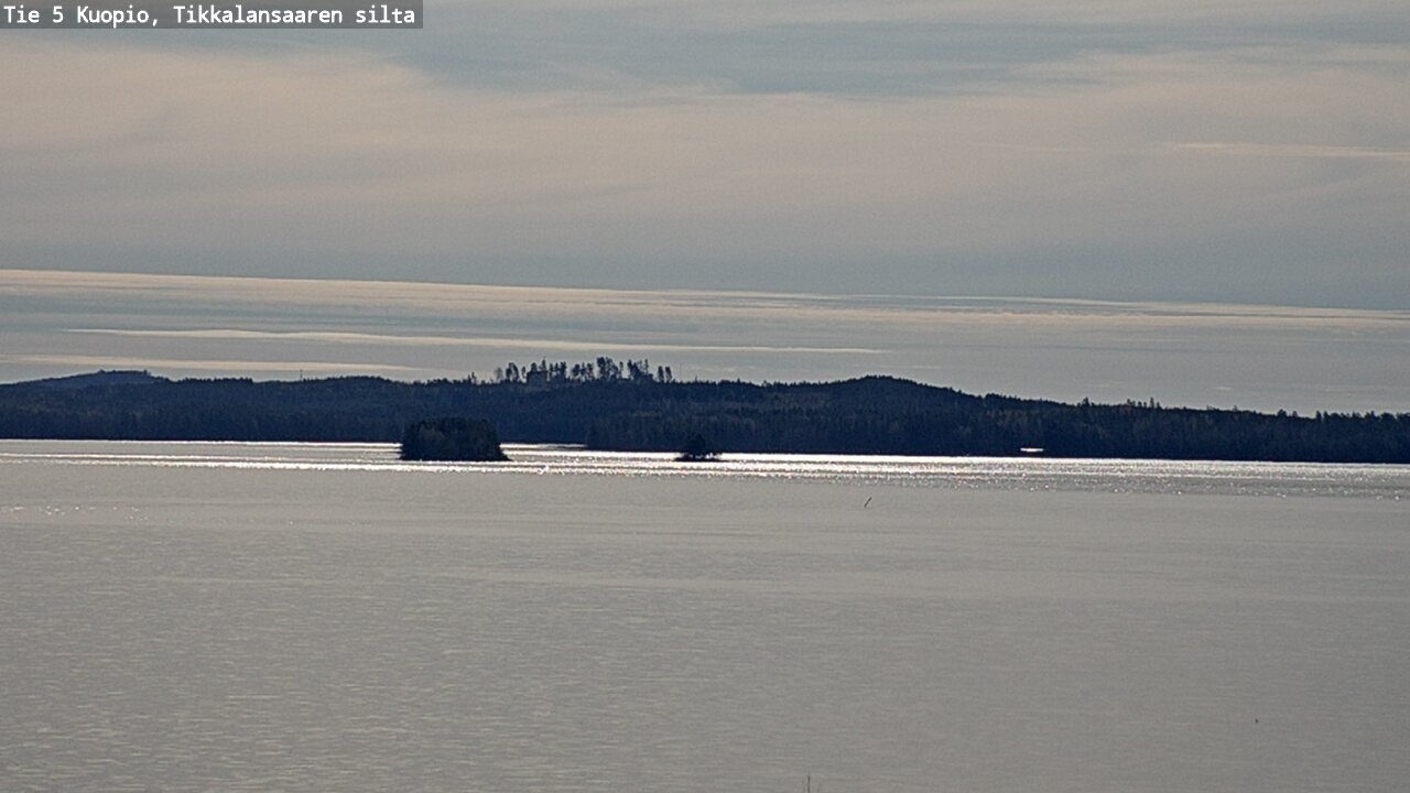 Weather Camera Image Väg 5 Kuopio, Tikkalansaari, Kuopio, Pohjois-Savo