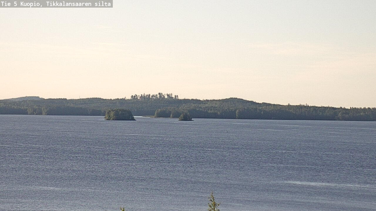 Weather Camera Image Road 5 Kuopio, Tikkalansaari, Kuopio, Pohjois-Savo