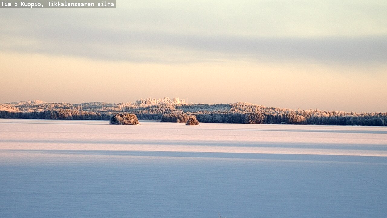 Weather Camera Image Väg 5 Kuopio, Tikkalansaari, Kuopio, Pohjois-Savo