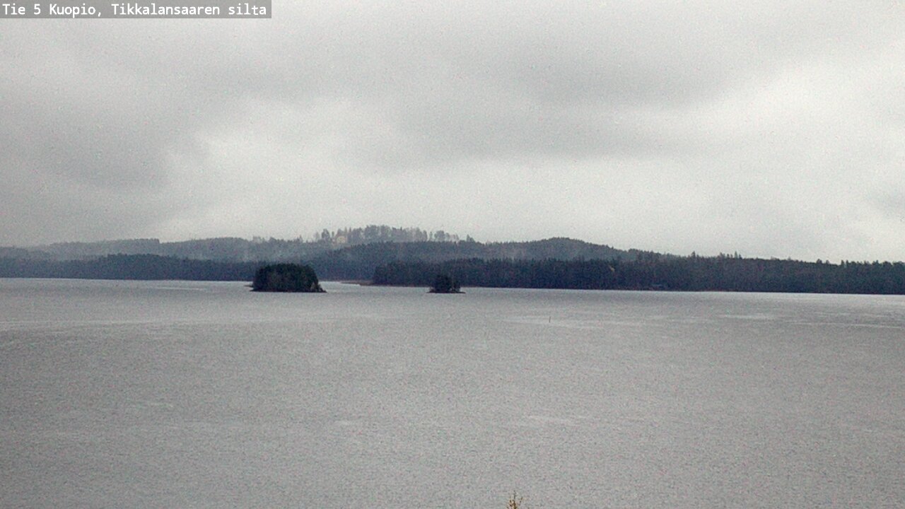Weather Camera Image Väg 5 Kuopio, Tikkalansaari, Kuopio, Pohjois-Savo