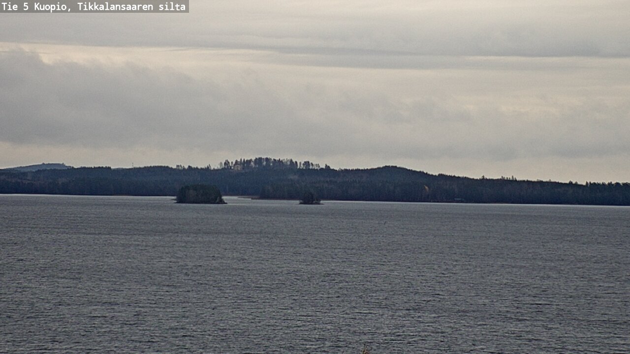 Weather Camera Image Väg 5 Kuopio, Tikkalansaari, Kuopio, Pohjois-Savo