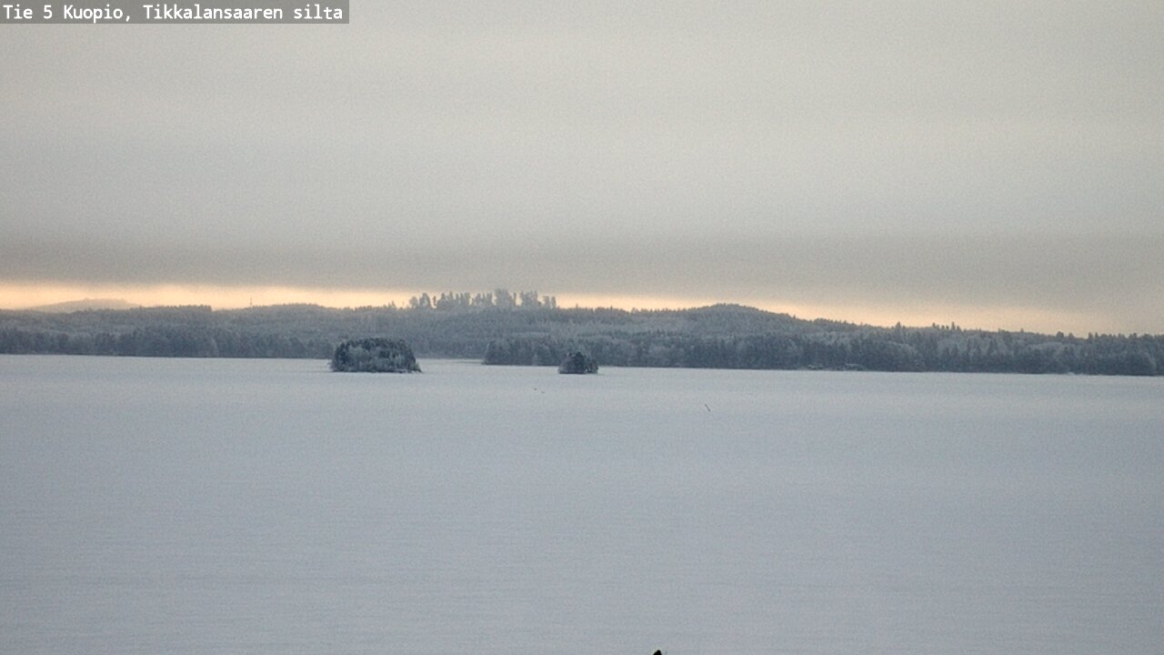 Weather Camera Image Väg 5 Kuopio, Tikkalansaari, Kuopio, Pohjois-Savo