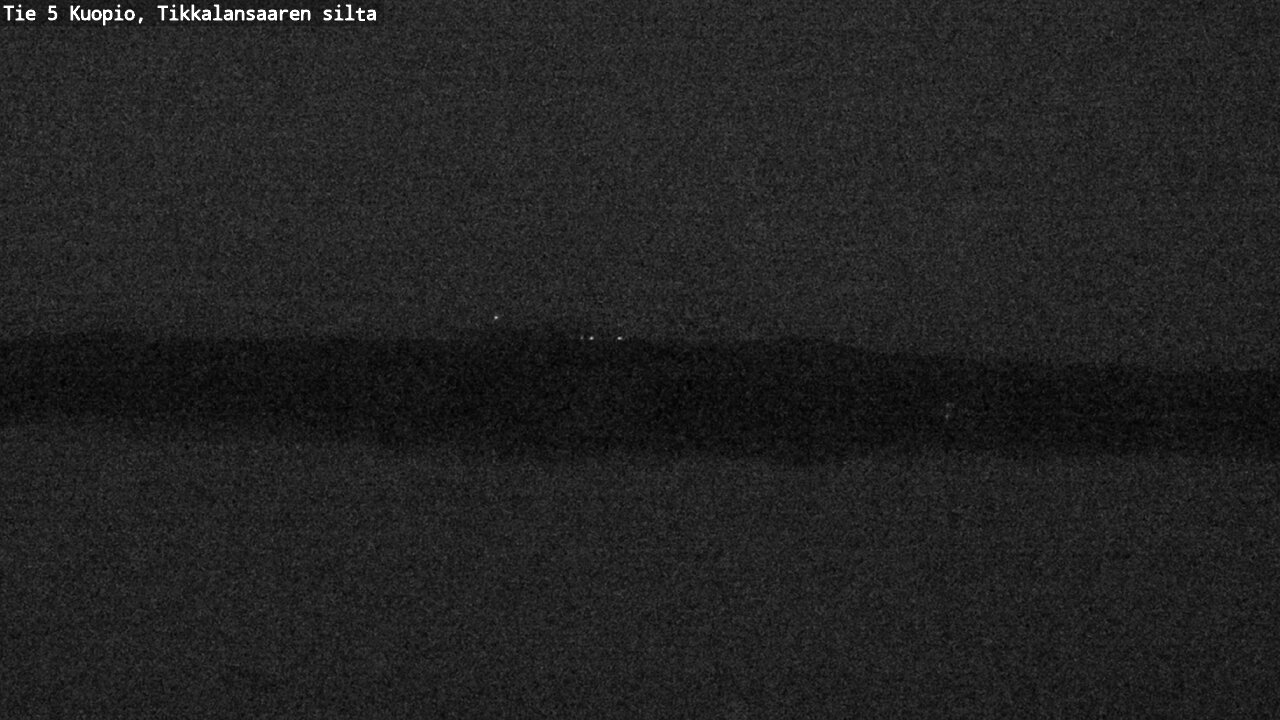 Weather Camera Image Road 5 Kuopio, Tikkalansaari, Kuopio, Pohjois-Savo