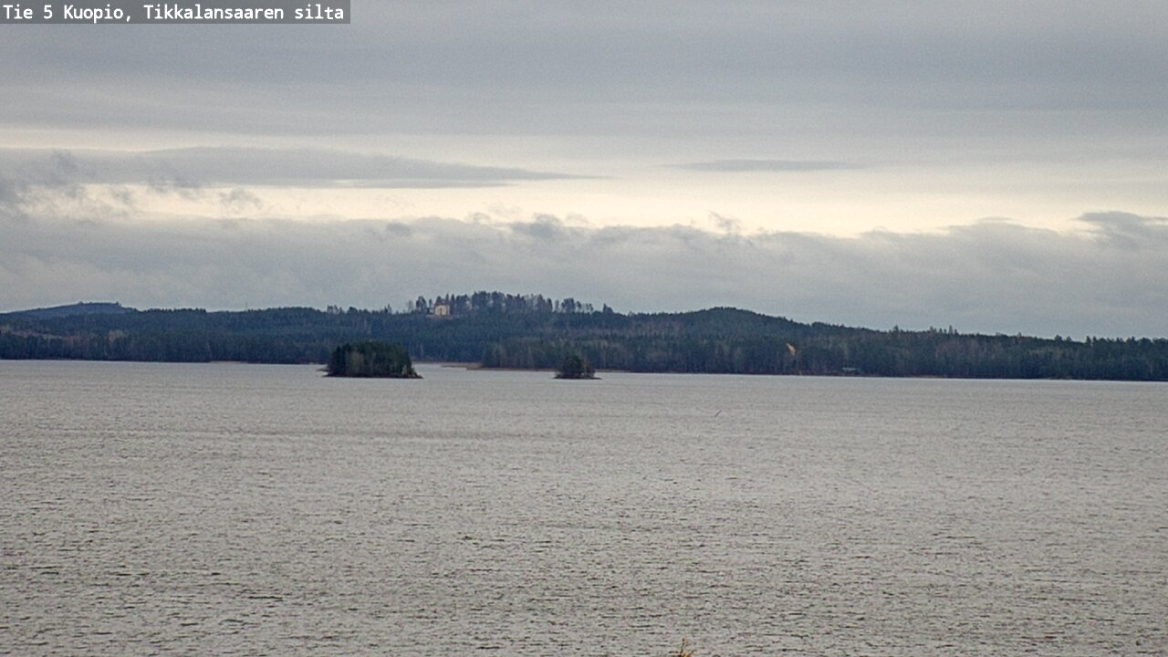 Weather Camera Image Väg 5 Kuopio, Tikkalansaari, Kuopio, Pohjois-Savo