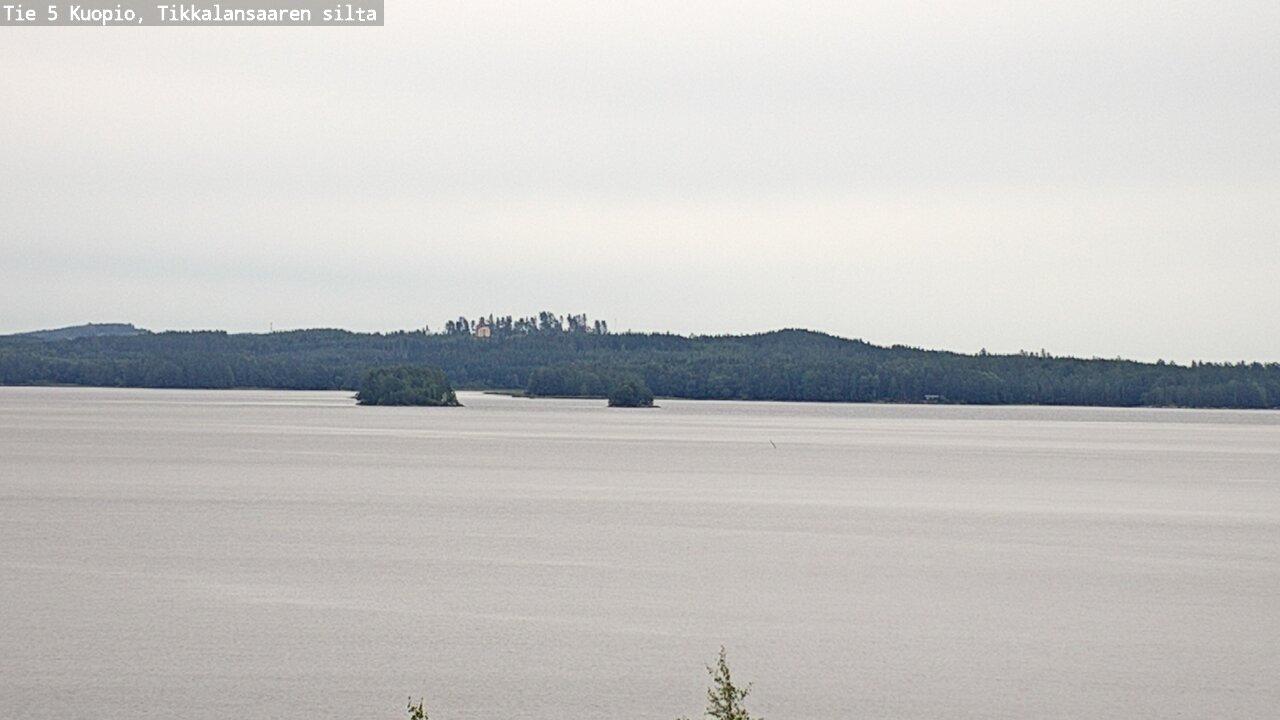 Weather Camera Image Väg 5 Kuopio, Tikkalansaari, Kuopio, Pohjois-Savo