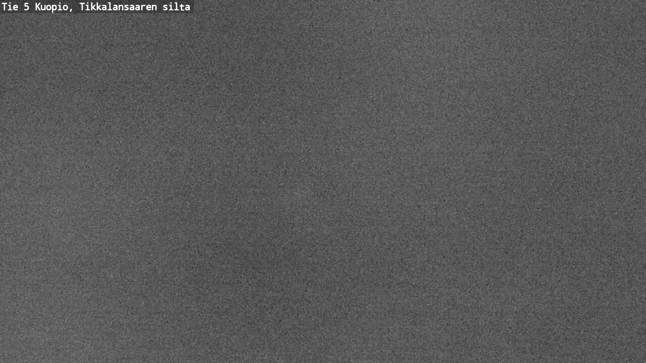Weather Camera Image Road 5 Kuopio, Tikkalansaari, Kuopio, Pohjois-Savo