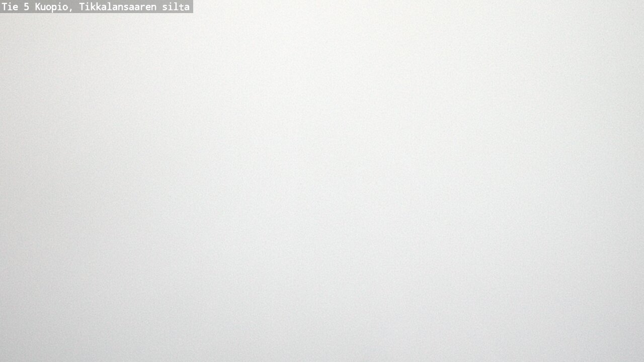 Weather Camera Image Road 5 Kuopio, Tikkalansaari, Kuopio, Pohjois-Savo