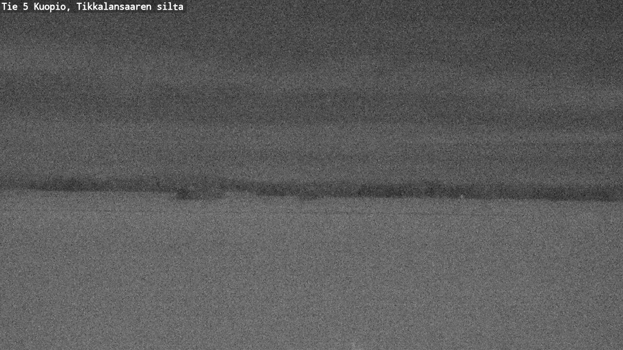 Weather Camera Image Road 5 Kuopio, Tikkalansaari, Kuopio, Pohjois-Savo