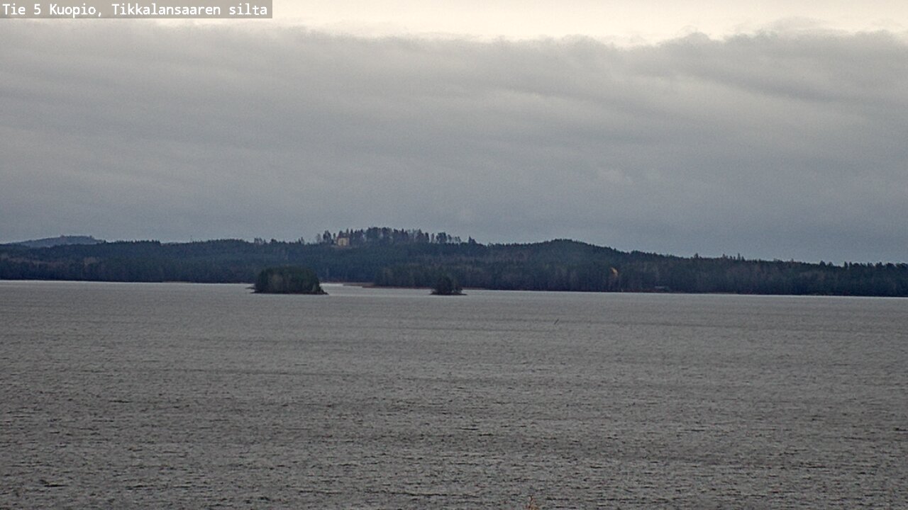 Weather Camera Image Väg 5 Kuopio, Tikkalansaari, Kuopio, Pohjois-Savo