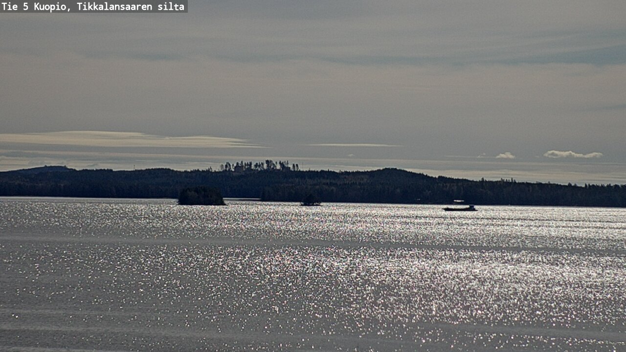 Weather Camera Image Väg 5 Kuopio, Tikkalansaari, Kuopio, Pohjois-Savo