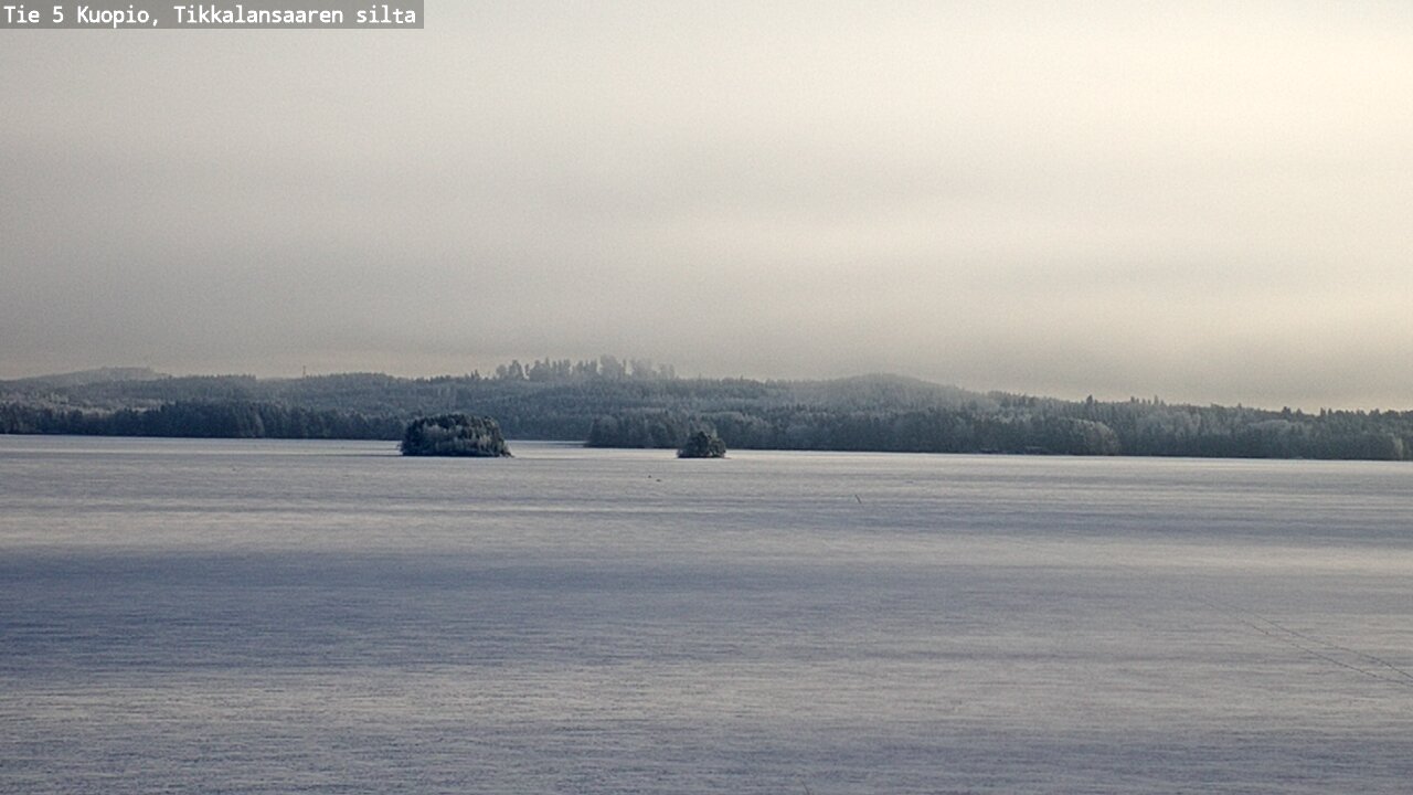 Weather Camera Image Väg 5 Kuopio, Tikkalansaari, Kuopio, Pohjois-Savo