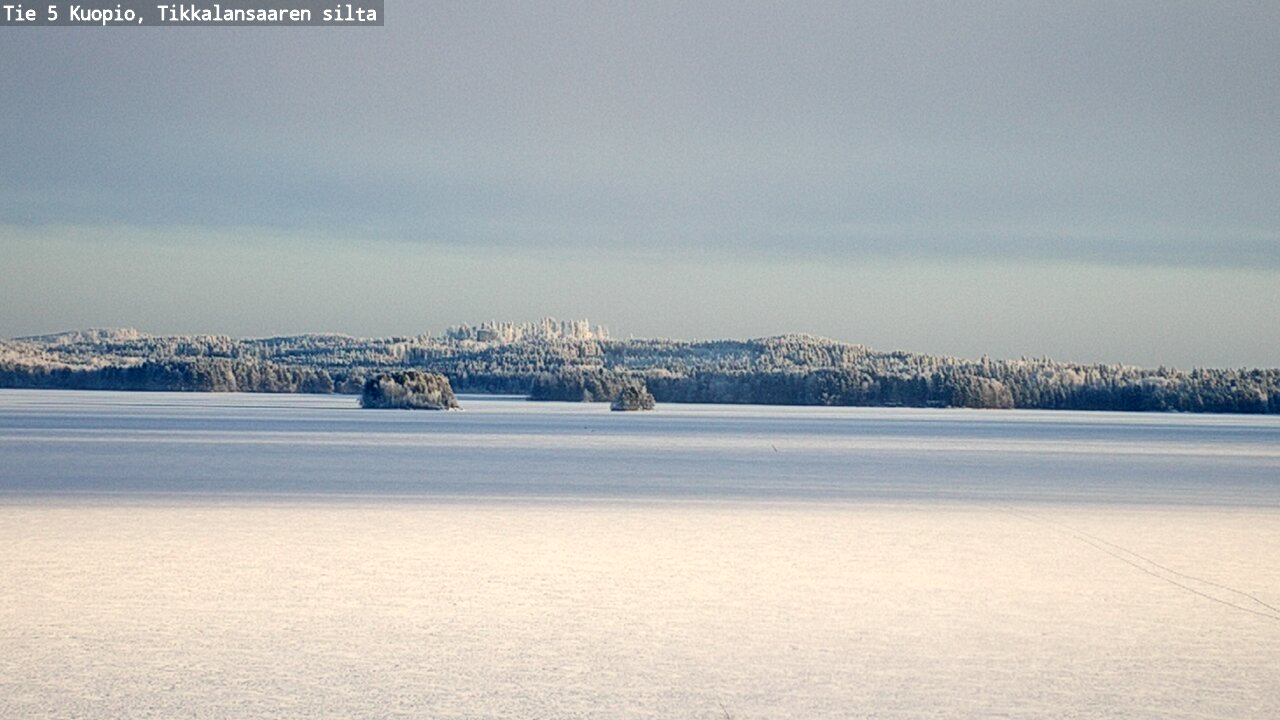 Weather Camera Image Väg 5 Kuopio, Tikkalansaari, Kuopio, Pohjois-Savo