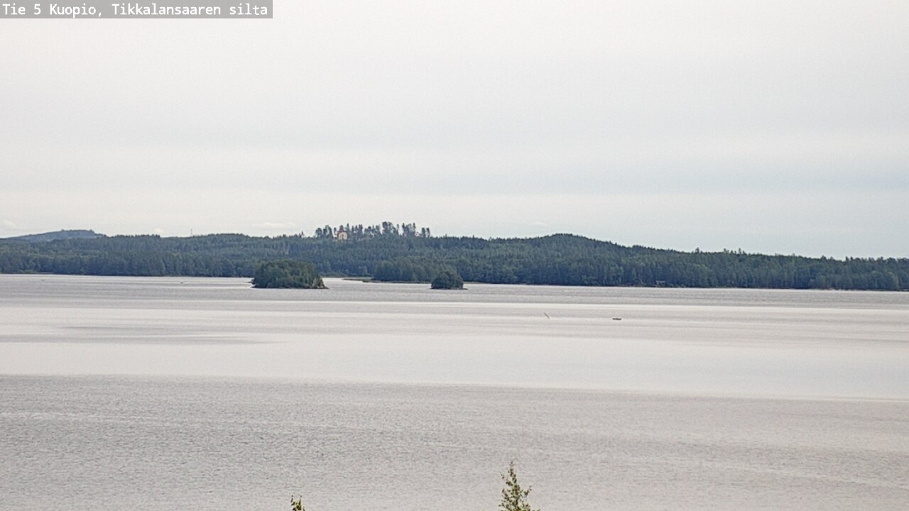 Weather Camera Image Väg 5 Kuopio, Tikkalansaari, Kuopio, Pohjois-Savo