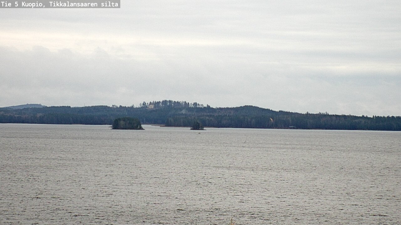 Weather Camera Image Väg 5 Kuopio, Tikkalansaari, Kuopio, Pohjois-Savo